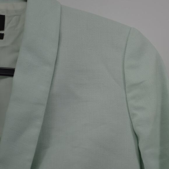 J Crew Parke Blazer In Stretch Linen Sea Spray H9710 Size 6 - Picture 8 of 16